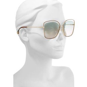 CHLOÉ 60mm Halo Frame Sunglasses